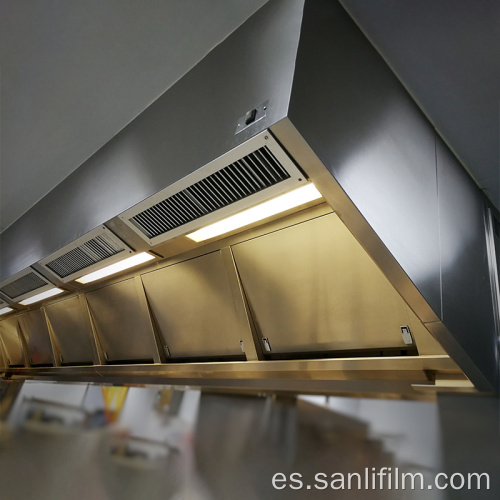 Película protectora para conductos de escape o grasa de cocina